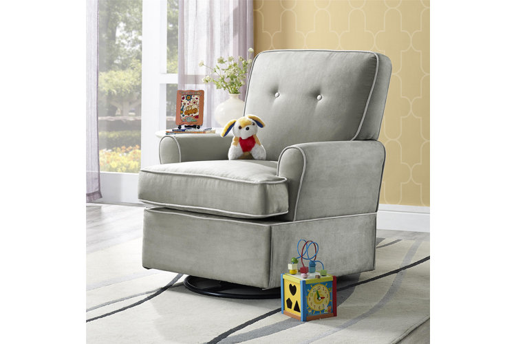 Davinci ruby recliner and hotsell glider in dark grey